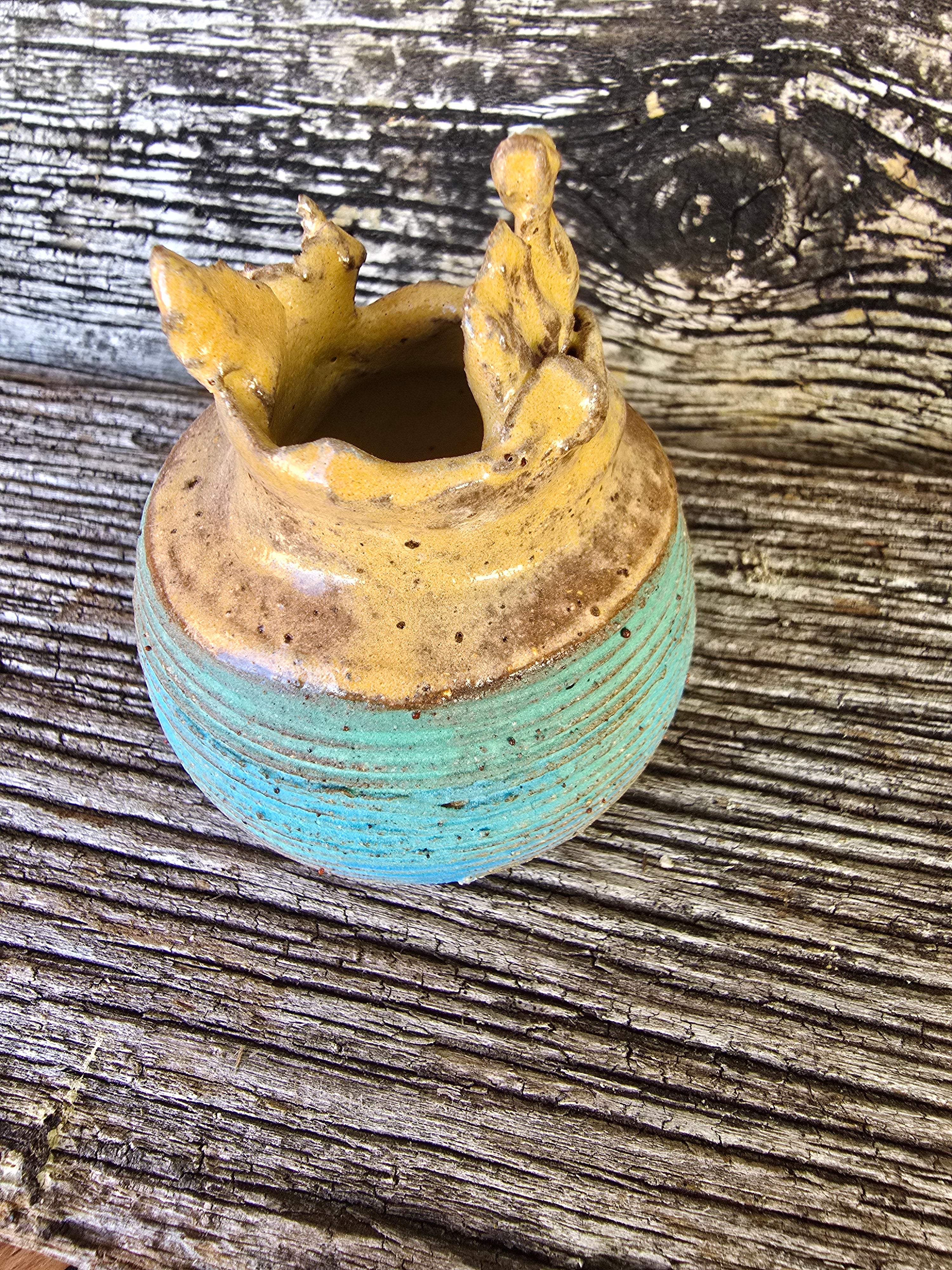 Rustic bud vase