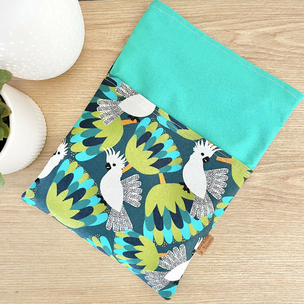 Book Sleeve~ Cockatoos