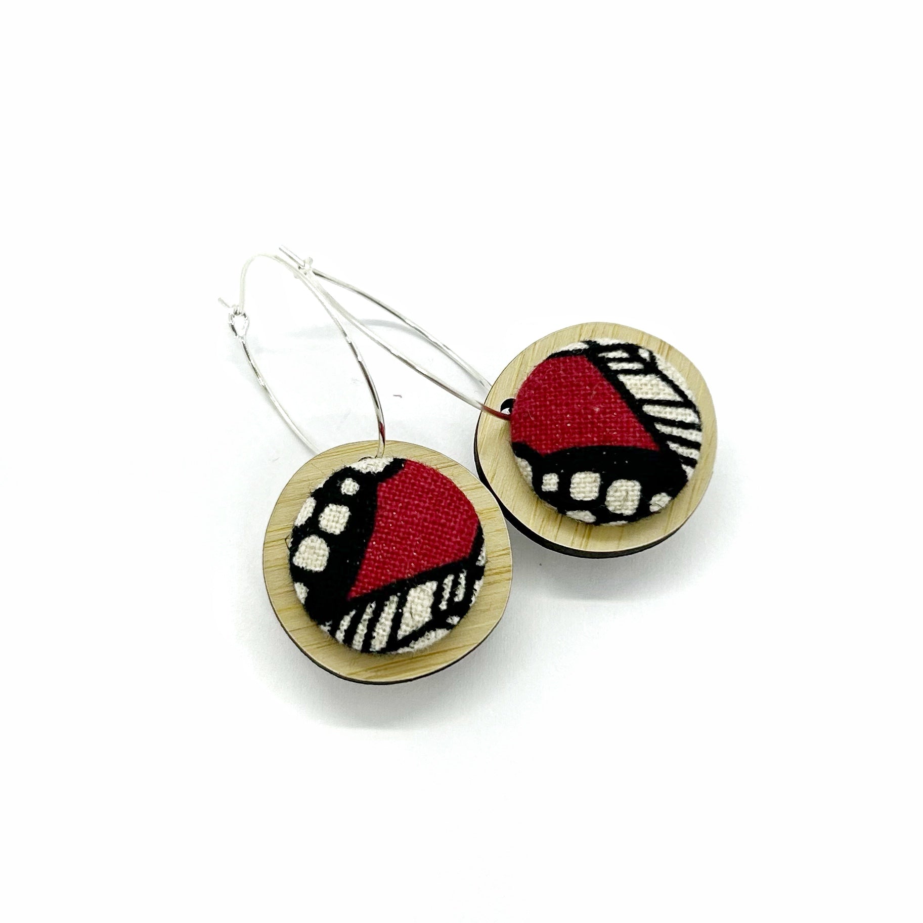 Double Sided Pebble Earrings