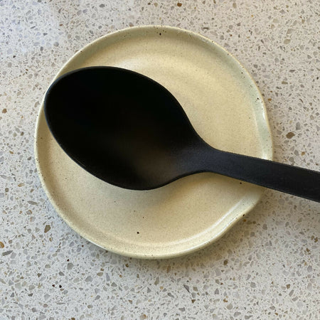 Kitchen Spoon Rest / Handmade Pottery