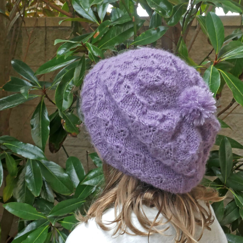 Special feature adult beanies/hats: mohair - slouchy. Free Post