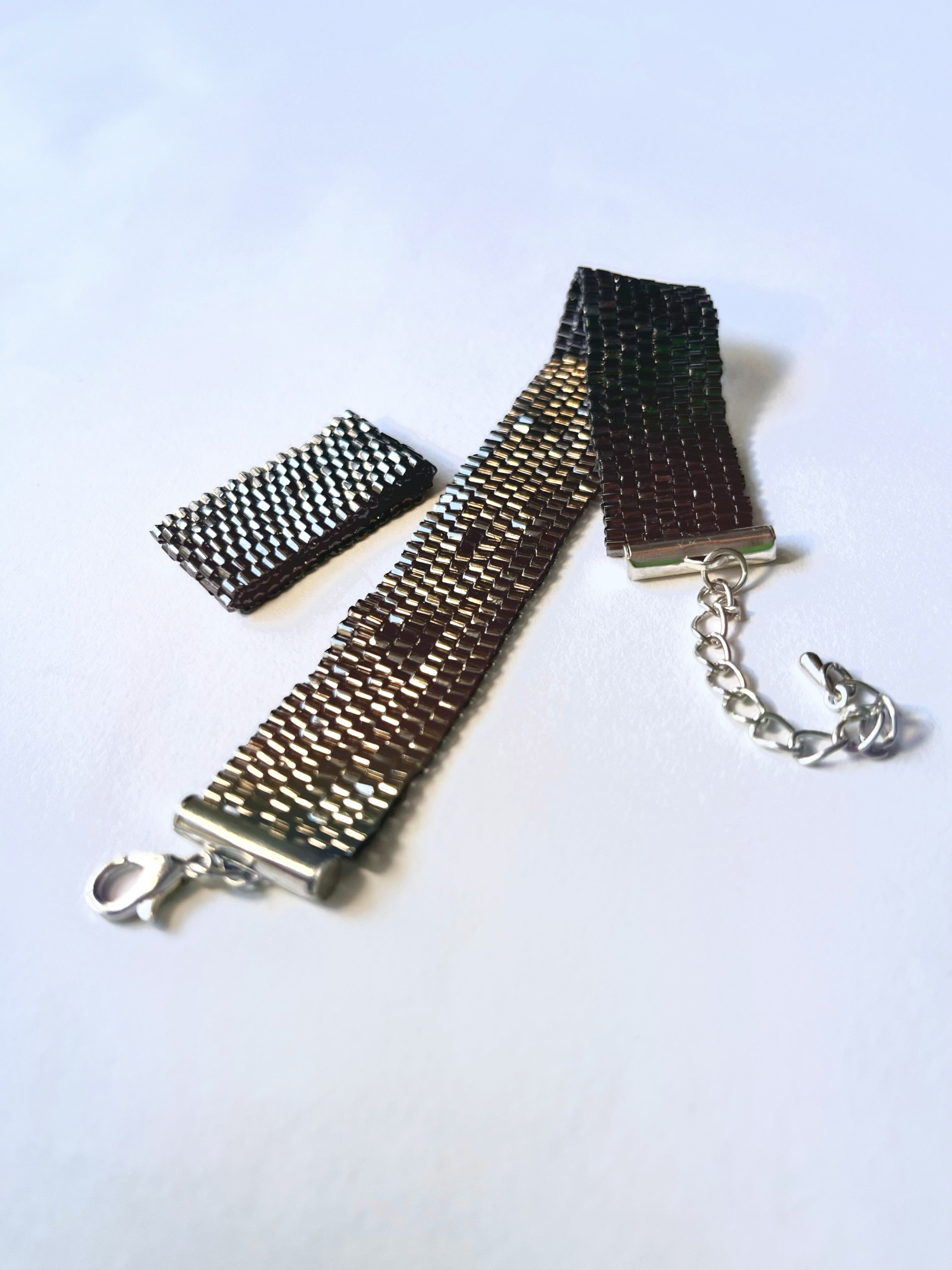 NIGHT PANTHER Set | Shine Bright Set | 2 colors | bracelet + ring| beaded