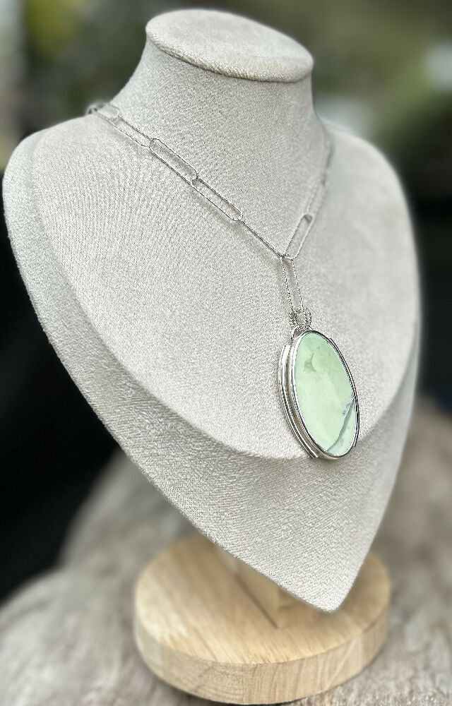 Lemon Chrysoprase Pendant