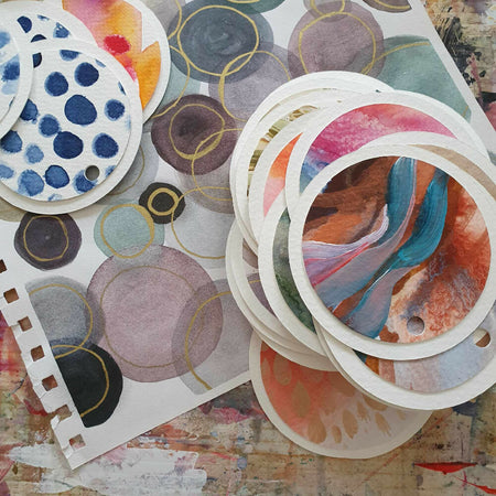 Handpainted Gift Tags | Round