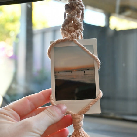 Macrame Polaroid/Instax/ Mini Photo Hanger