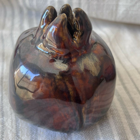 Handmade Ceramic Pomegranate, Large Pomegranate