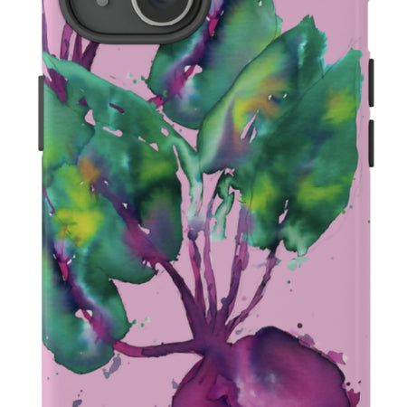 Mobile Phone Tough Glossy Cover With 'Beetroot' Artwork Print