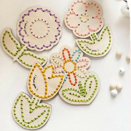 Kids Yarn Flower DIY Craft Kits