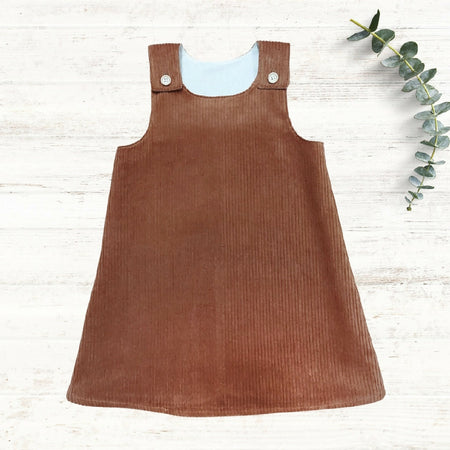 Rust Corduroy Pinafore