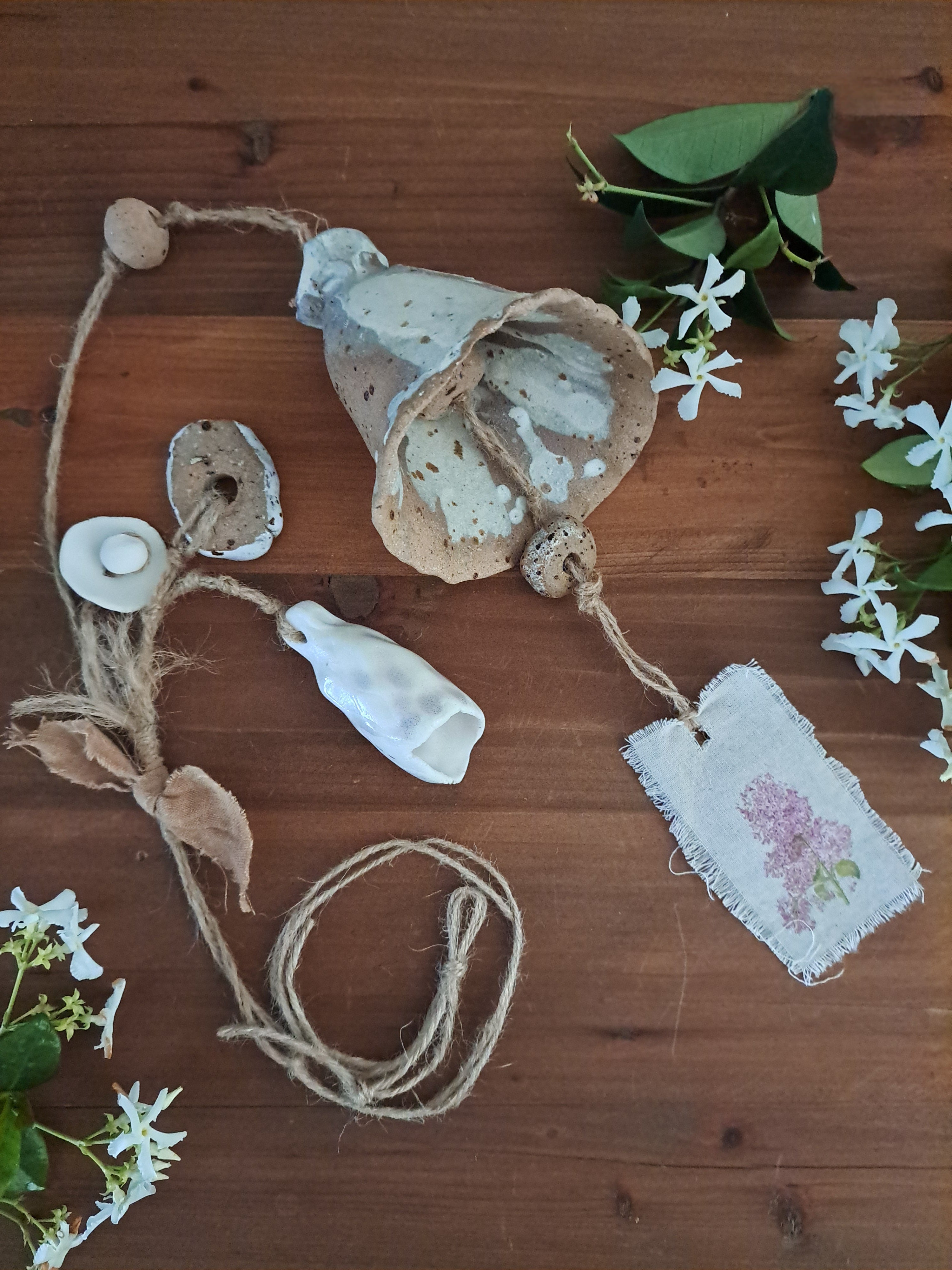 Contemporary Hanging Wall Art - Bells, Chimes, Beads