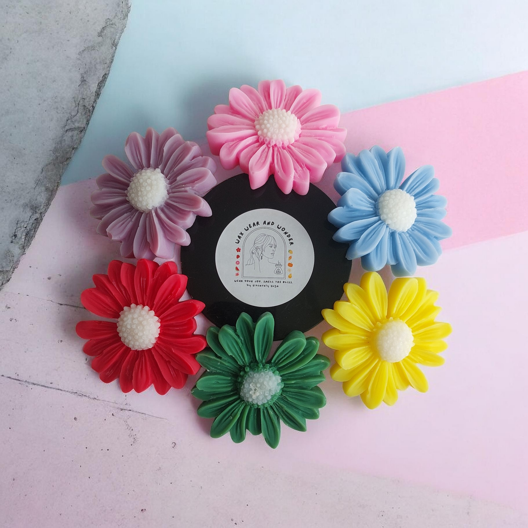 Scented Soy Wax Melts (Set of 2) | Daisy Bloom