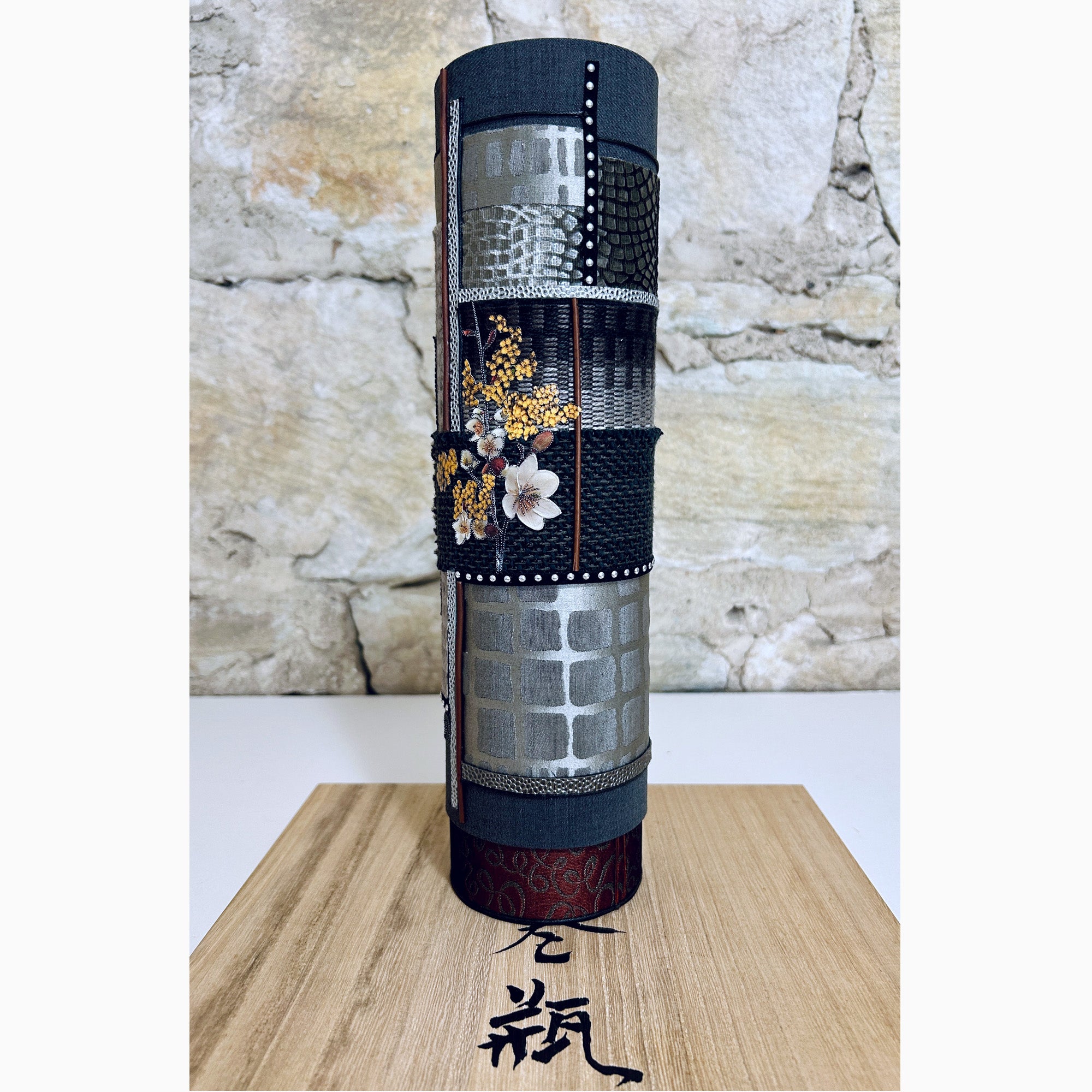 Magnolia & Wattle Textile Vase