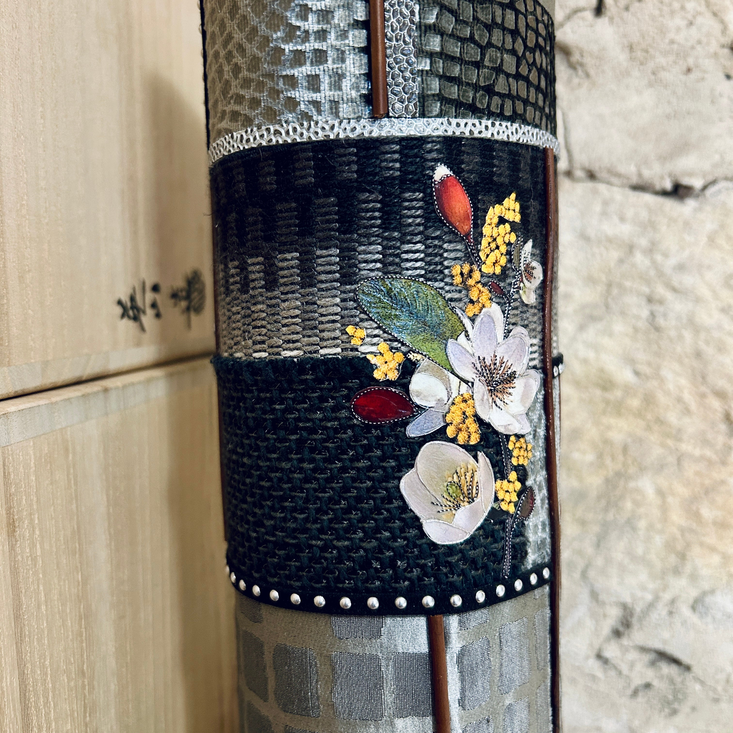 Magnolia & Wattle Textile Vase