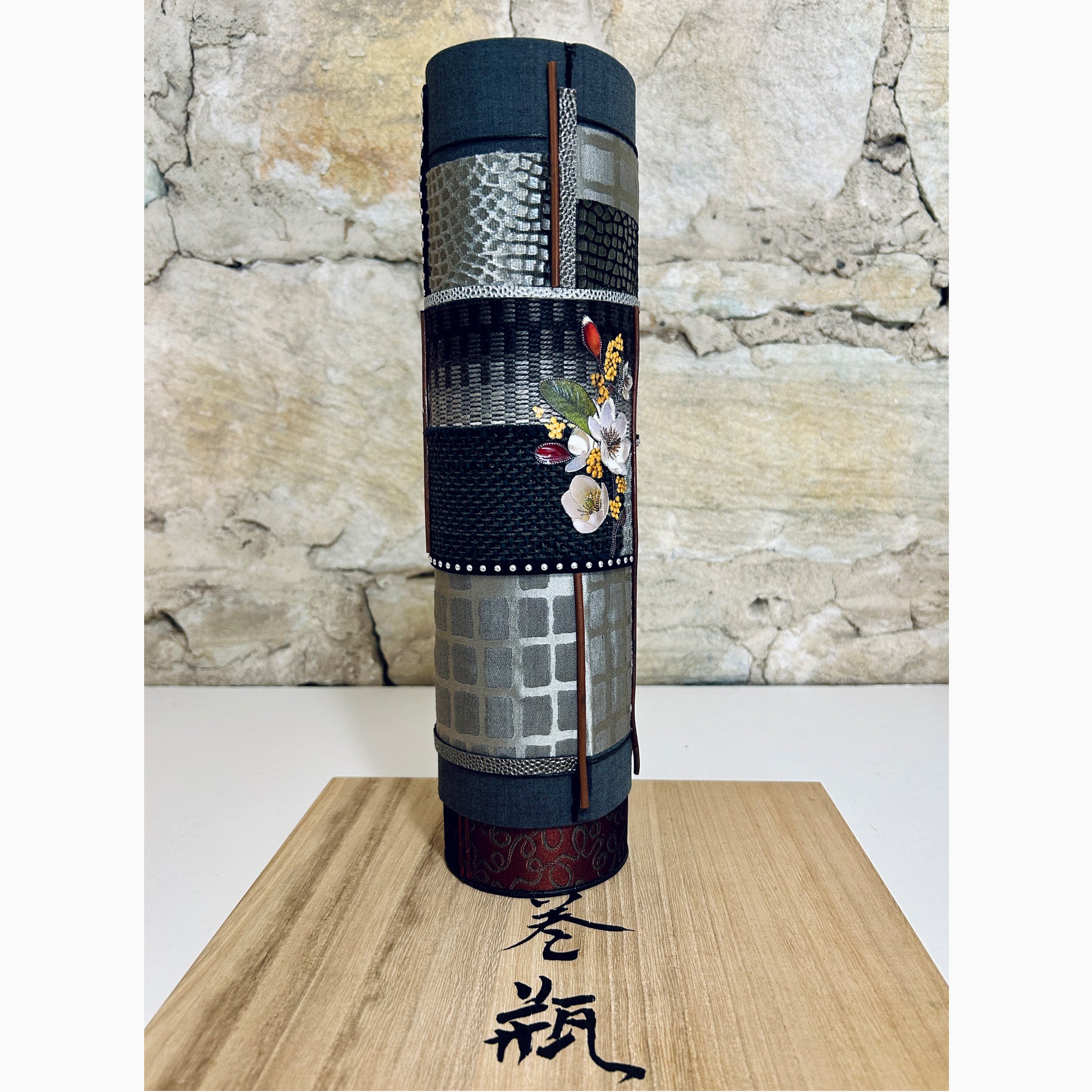 Magnolia & Wattle Textile Vase