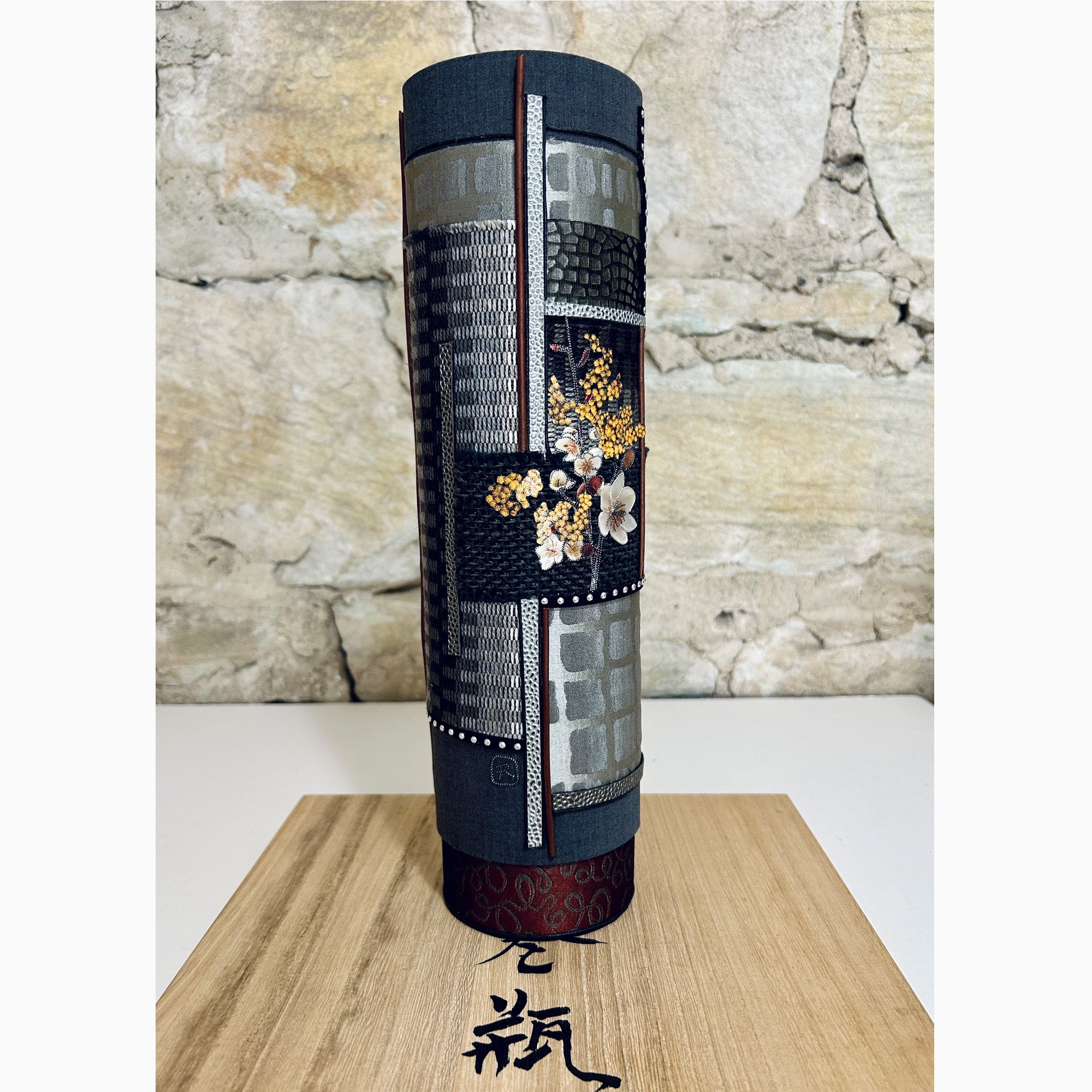 Magnolia & Wattle Textile Vase