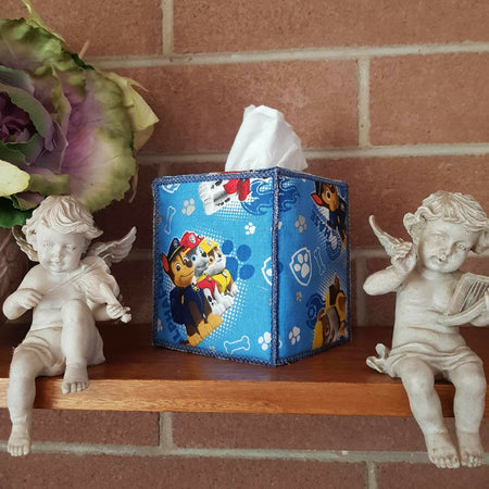 Blue Paw Patrol Tissue Box Cover