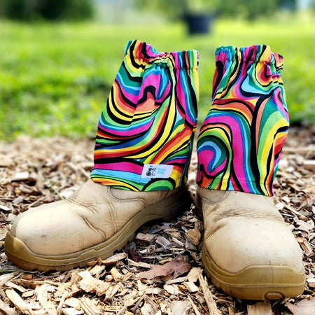 Sock/Boot Protectors - Rainbow Swirl