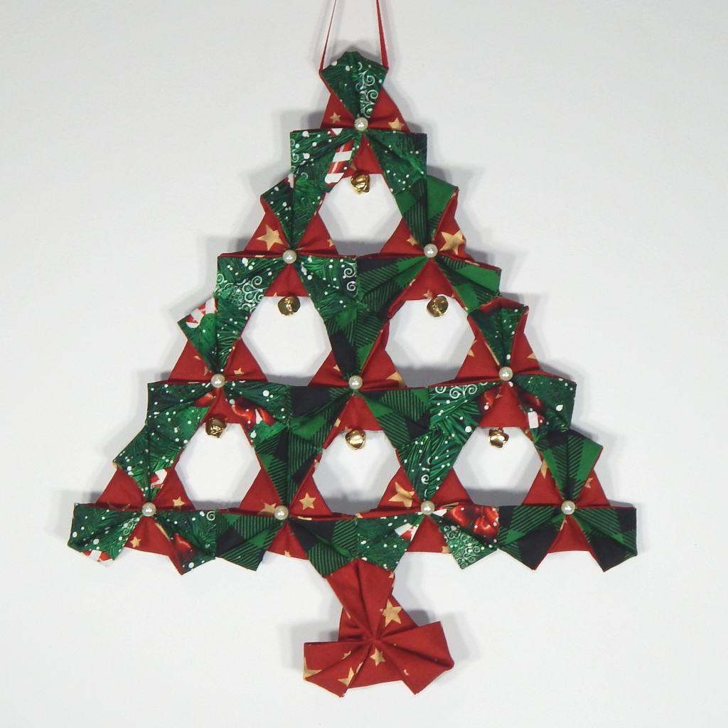 Patchwork Christmas Tree Wall Hanging,Christmas Tree Ornament