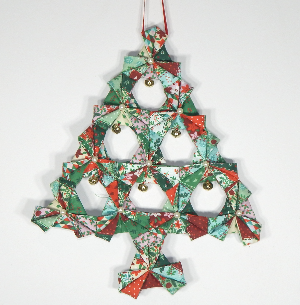 Origami Patchwork Hanging Christmas Tree,Christmas Tree Ornament,