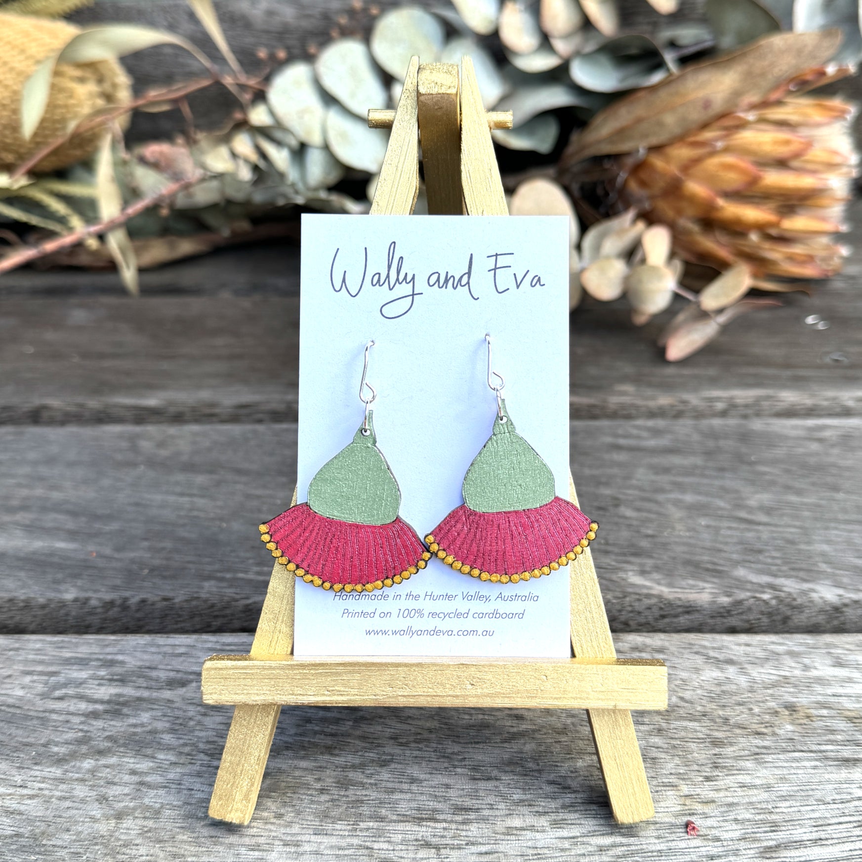 Gumnut Blossom Handmade Earrings