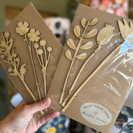 Paint Your Own Everlasting Wooden Stems - Stems only