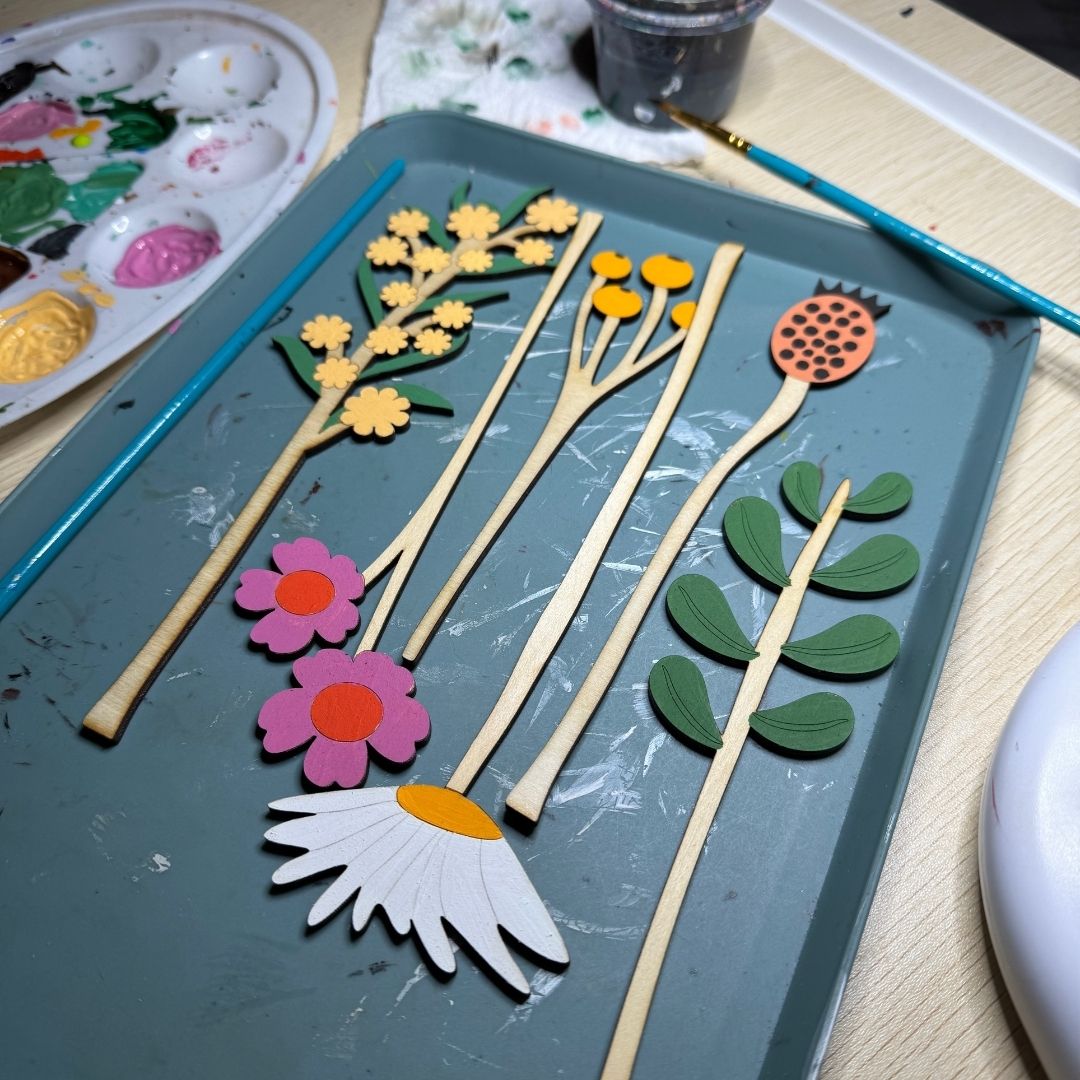Paint Your Own Everlasting Wooden Stems - Stems only