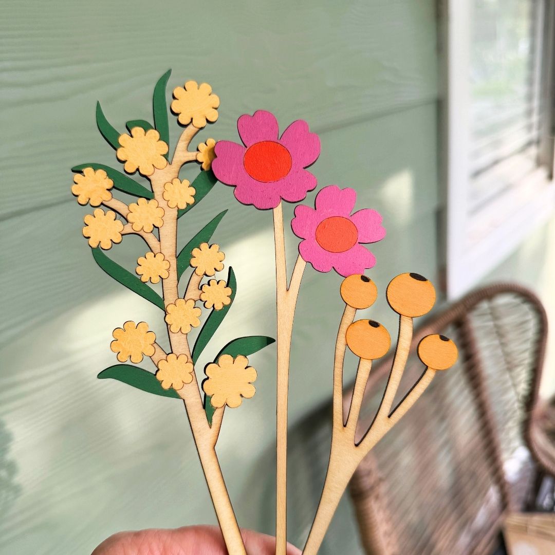 Paint Your Own Everlasting Wooden Stems - Stems only