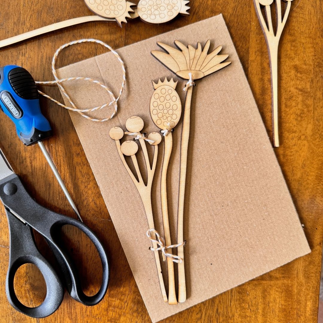 Paint Your Own Everlasting Wooden Stems - Stems only