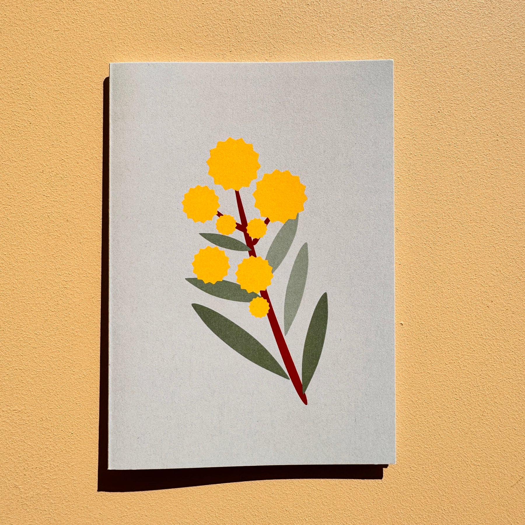 Greeting Cards Australian Wattle 4 pack