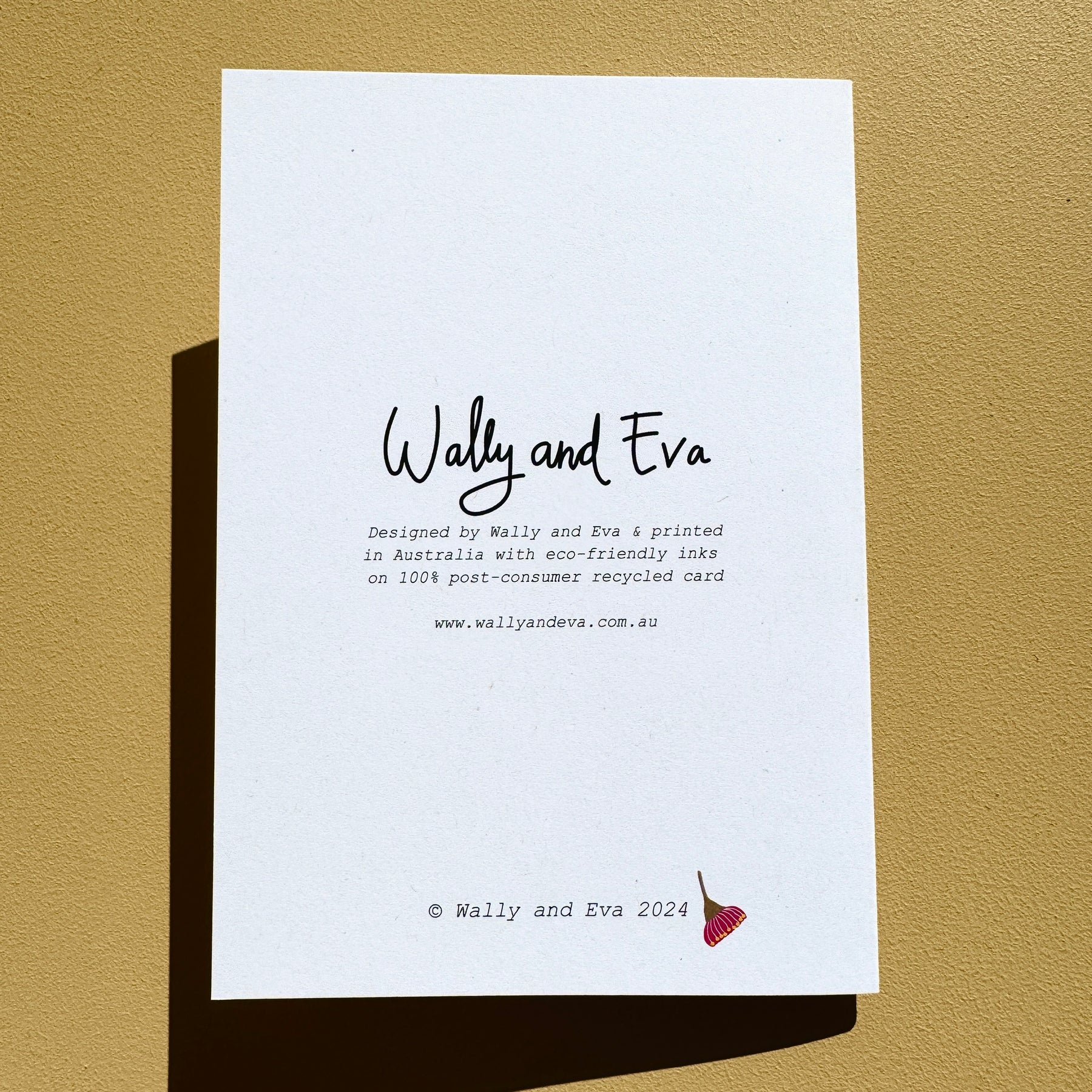 Greeting Cards Australian Gumnut Blossom 4 pack