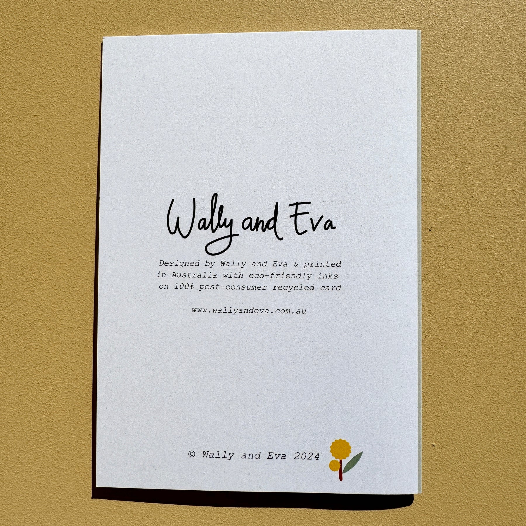 Greeting Cards Australian Wattle 4 pack