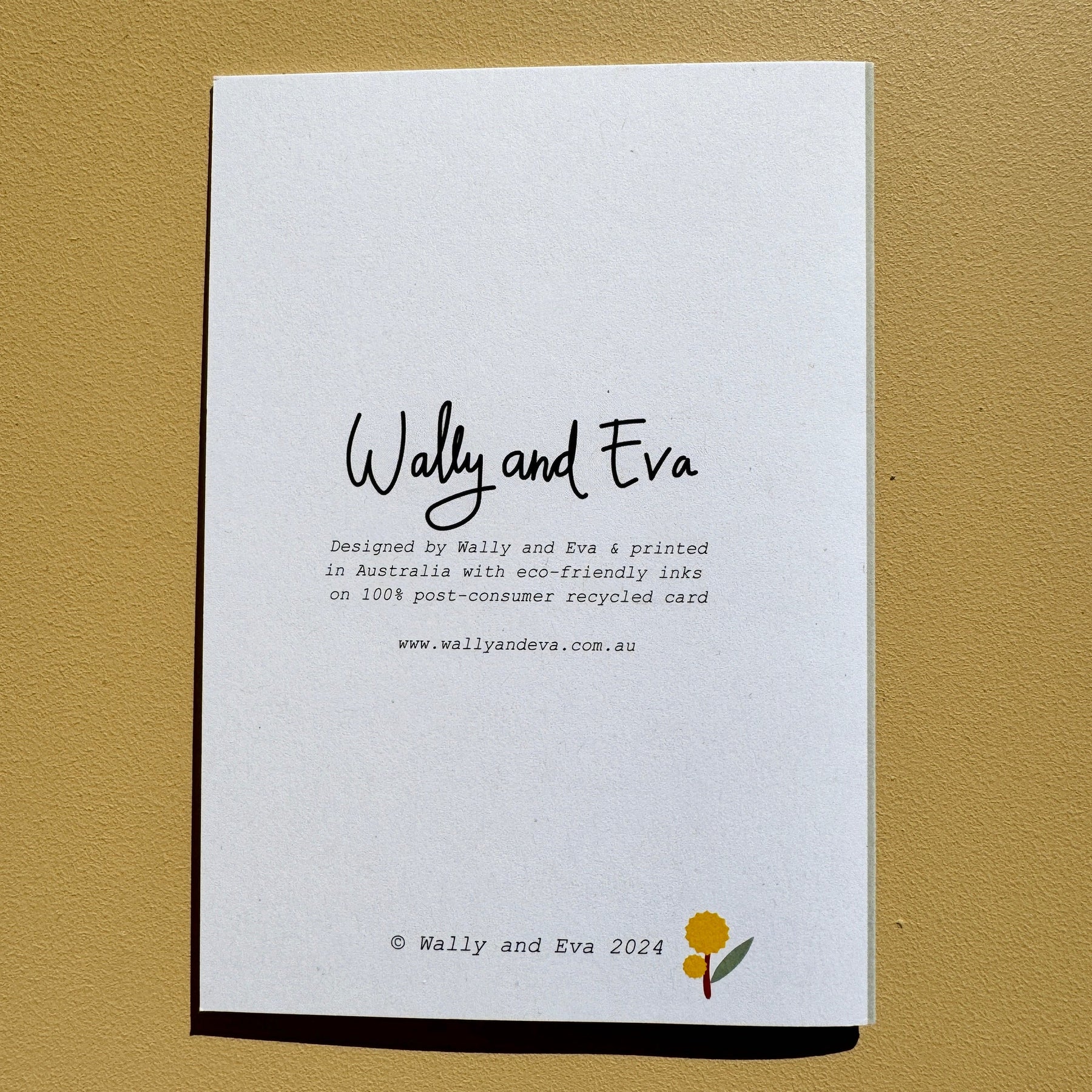 Greeting Cards Wattle, Gumnut Blossom, Black cockatoo & Citrus 4 pack