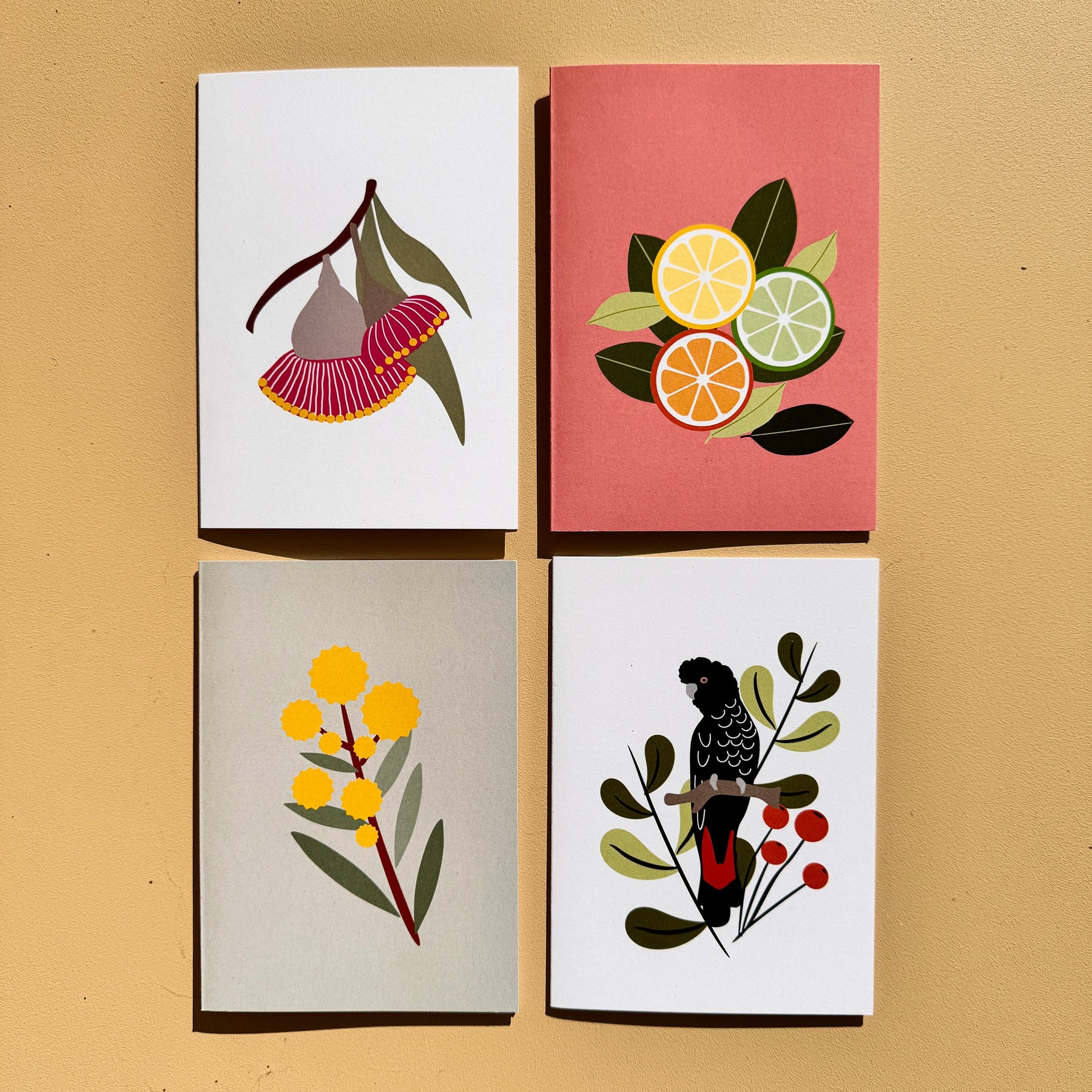 Greeting Cards Citrus 4 pack