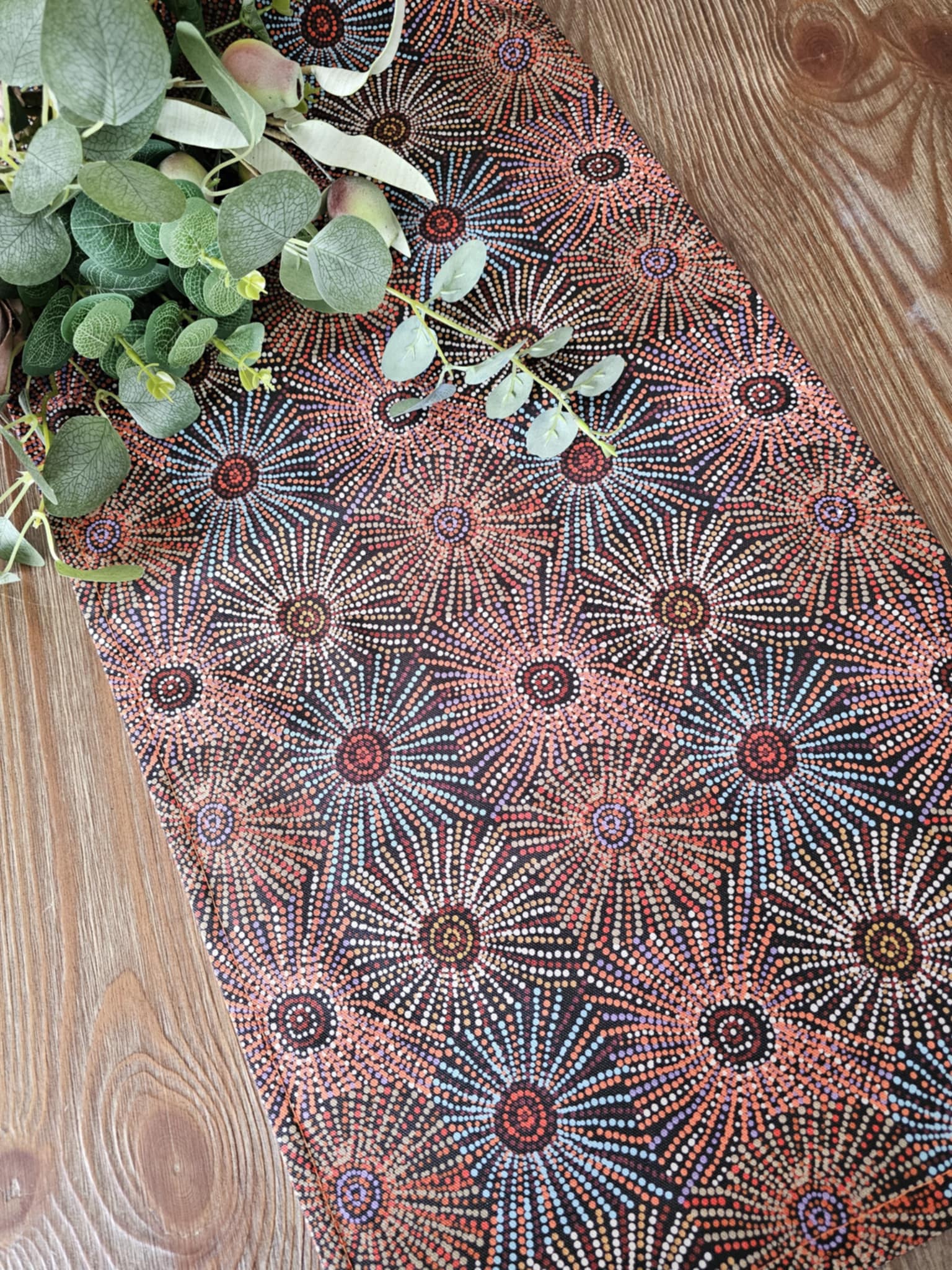 Indigenous Table Runner - Water Dreaming