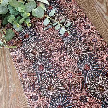 Indigenous Table Runner - Water Dreaming
