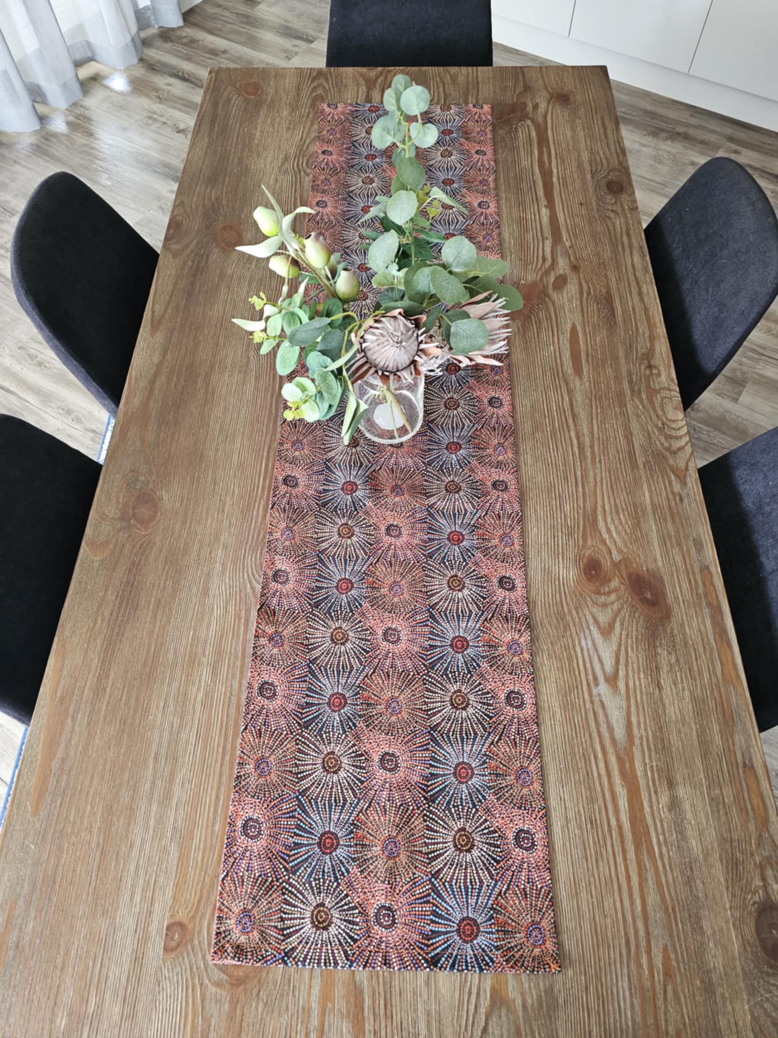 Indigenous Table Runner - Water Dreaming