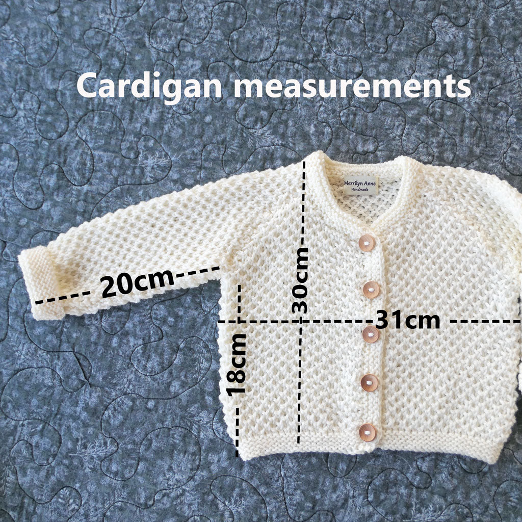 Cardigan size 2-3. Add a giraffe or ball