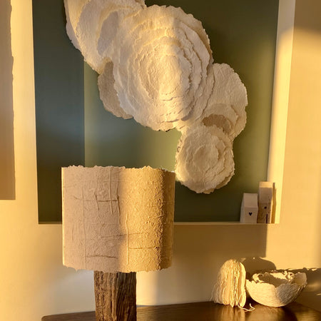 Lampshade creating magical lighting - Naturally Neutral - 30cm Lampshade