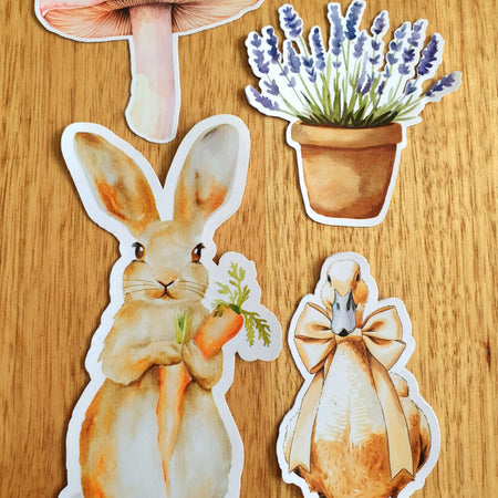 Whimsical stickers - 4 set