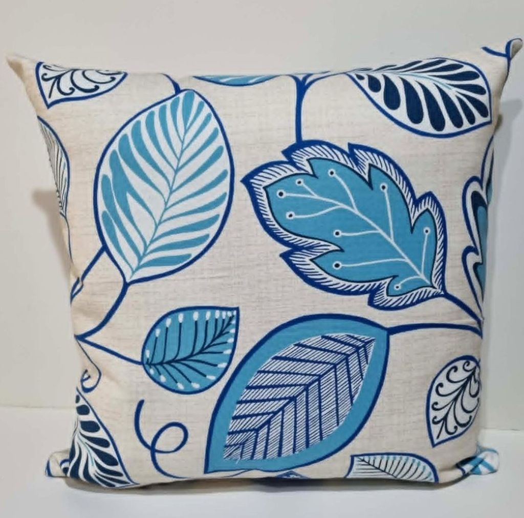 Blue & Cream Hamptons Style Cushion Cover | Coastal Modern Beach House
