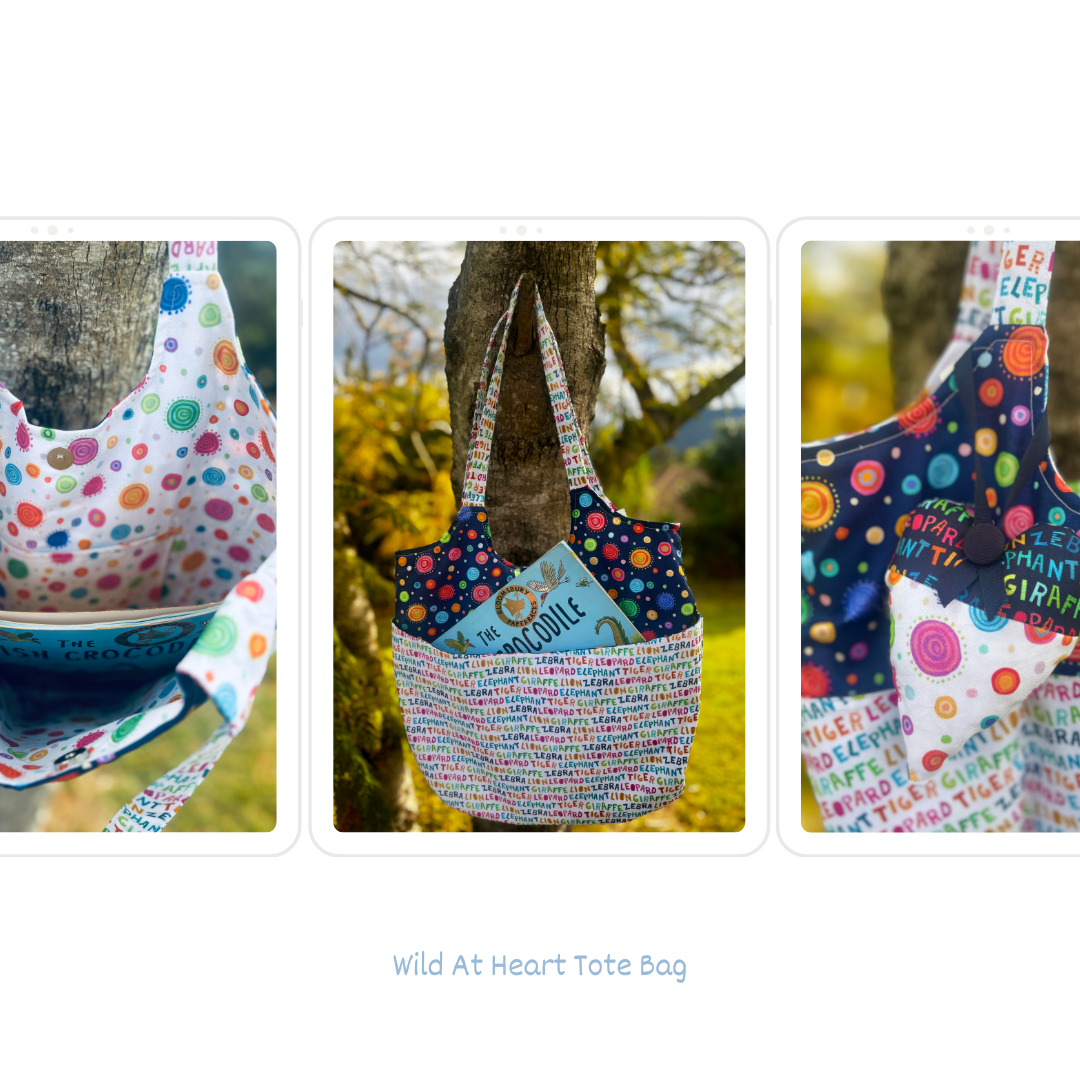 Wild at Heart Kids Tote – Handmade with Heart