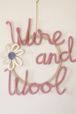 Wire and Wool Home Decor Vendor Logo