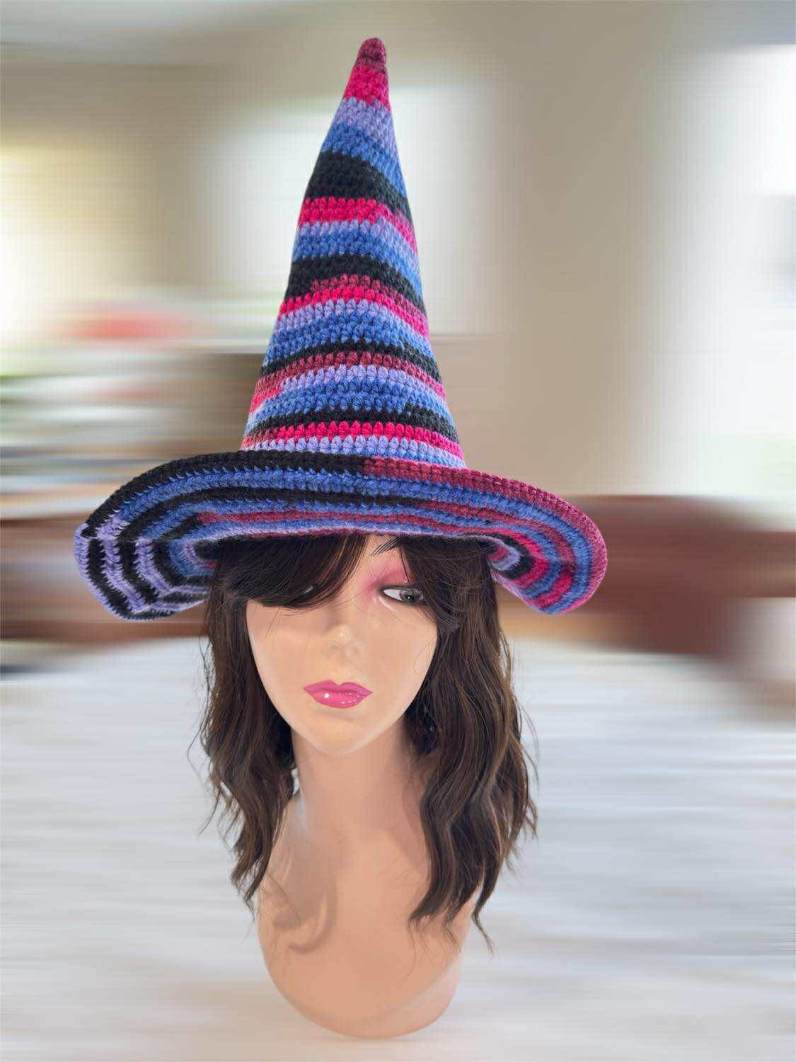 Hand crochet Halloween Witchy Hat