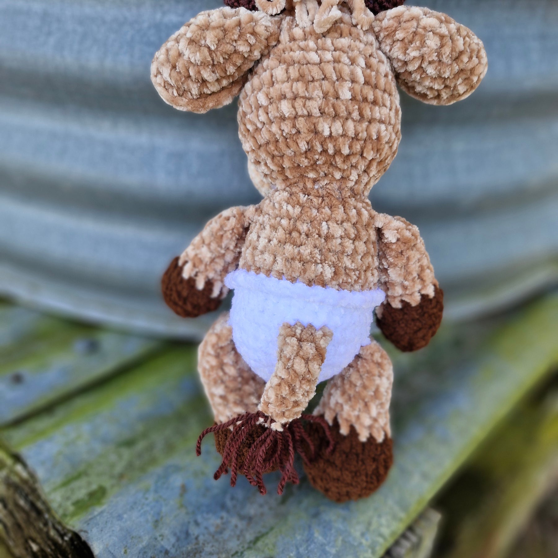 Adorable BABY HIGHLAND COW / BULL Crochet Animal