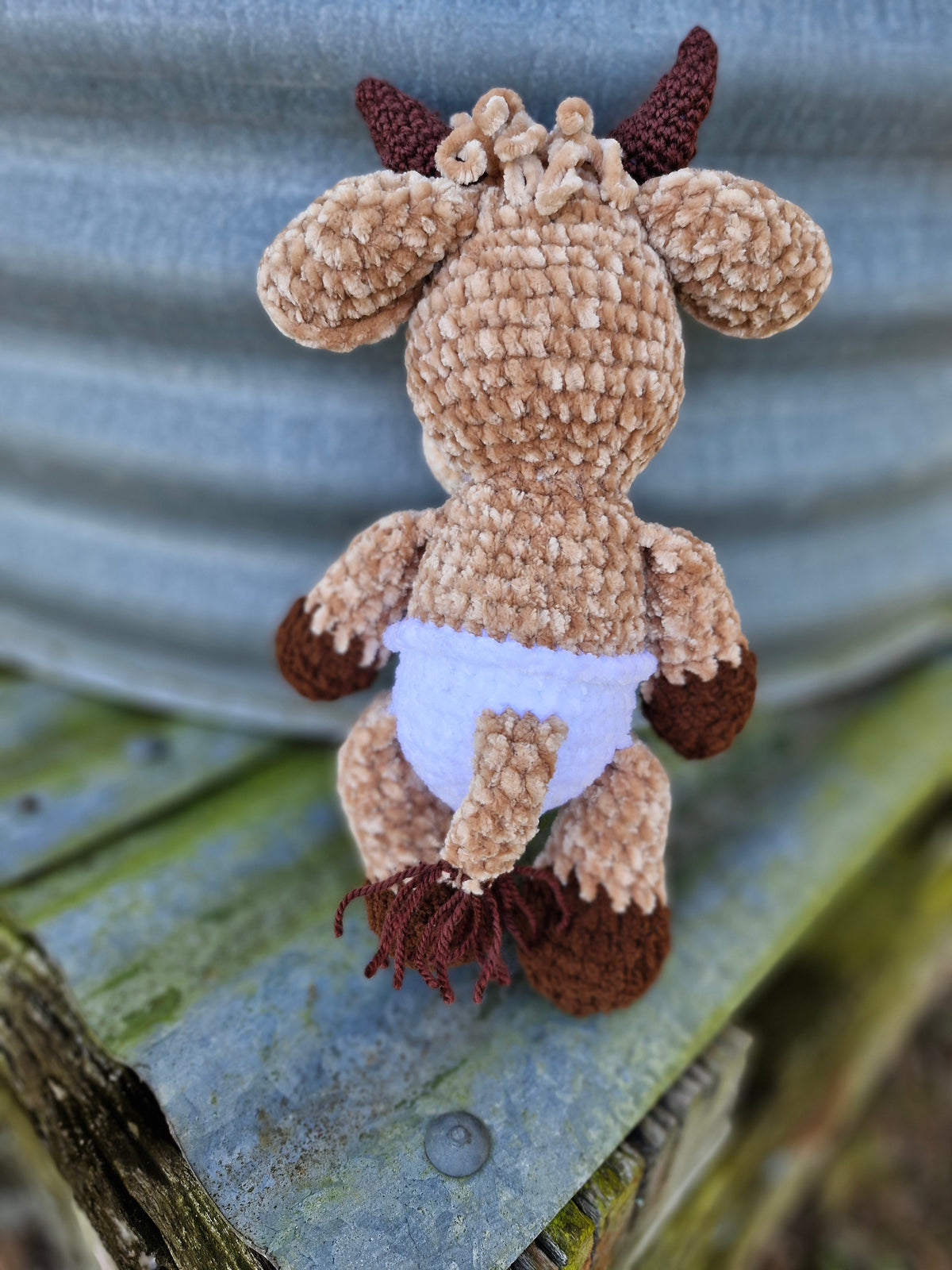 Adorable BABY HIGHLAND COW / BULL Crochet Animal
