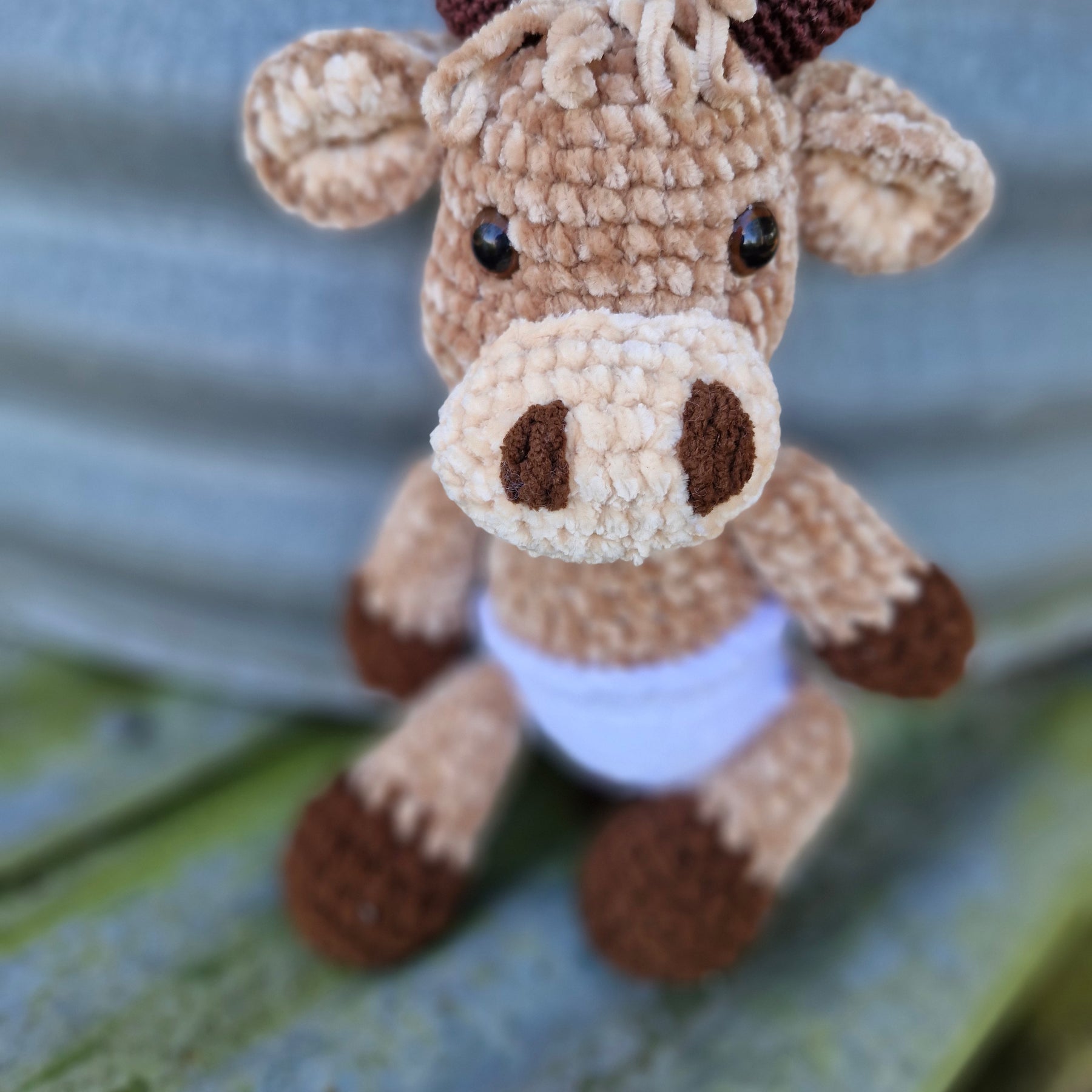 Adorable BABY HIGHLAND COW / BULL Crochet Animal
