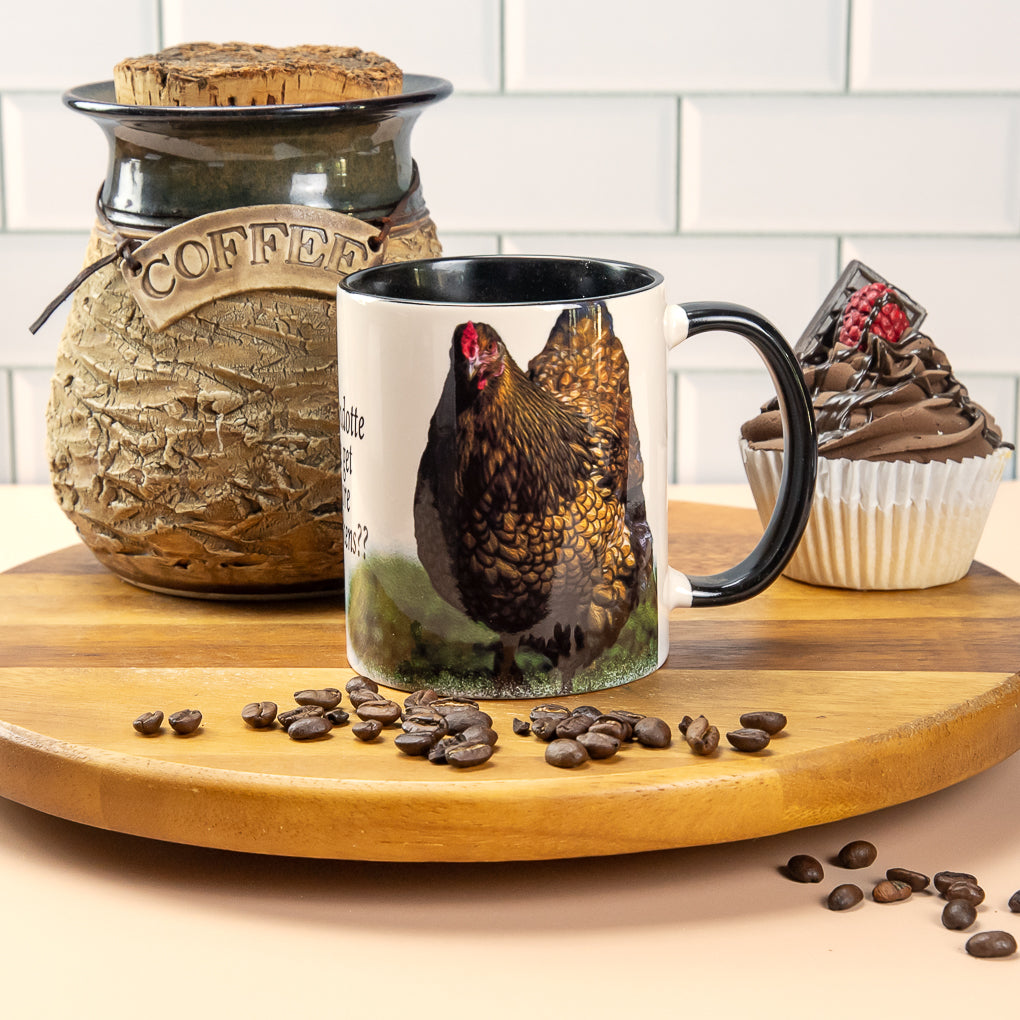 Chicken Collection - Two toned Ceramic Coffee Mugs