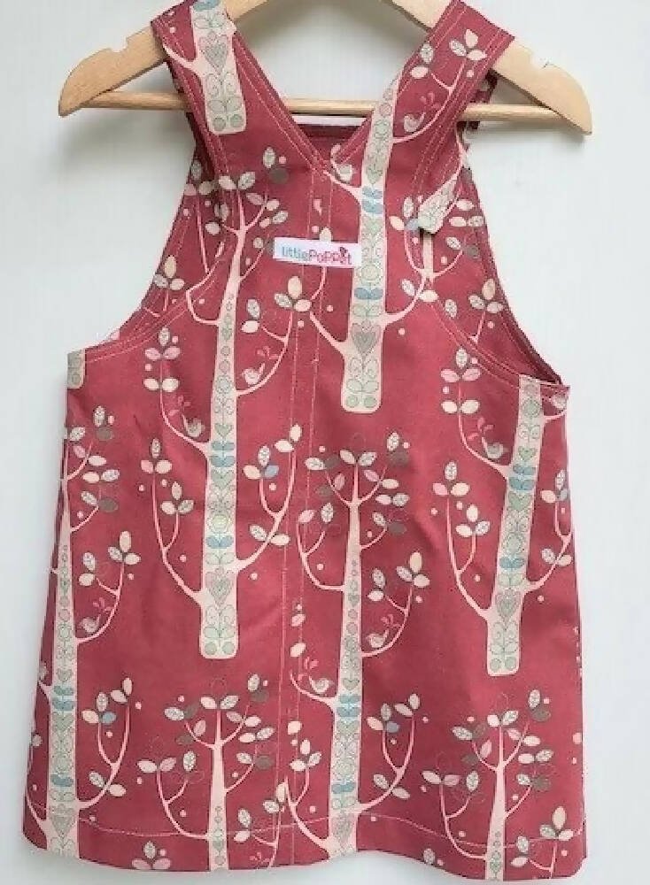 Girls Scandi Pinafore Dress