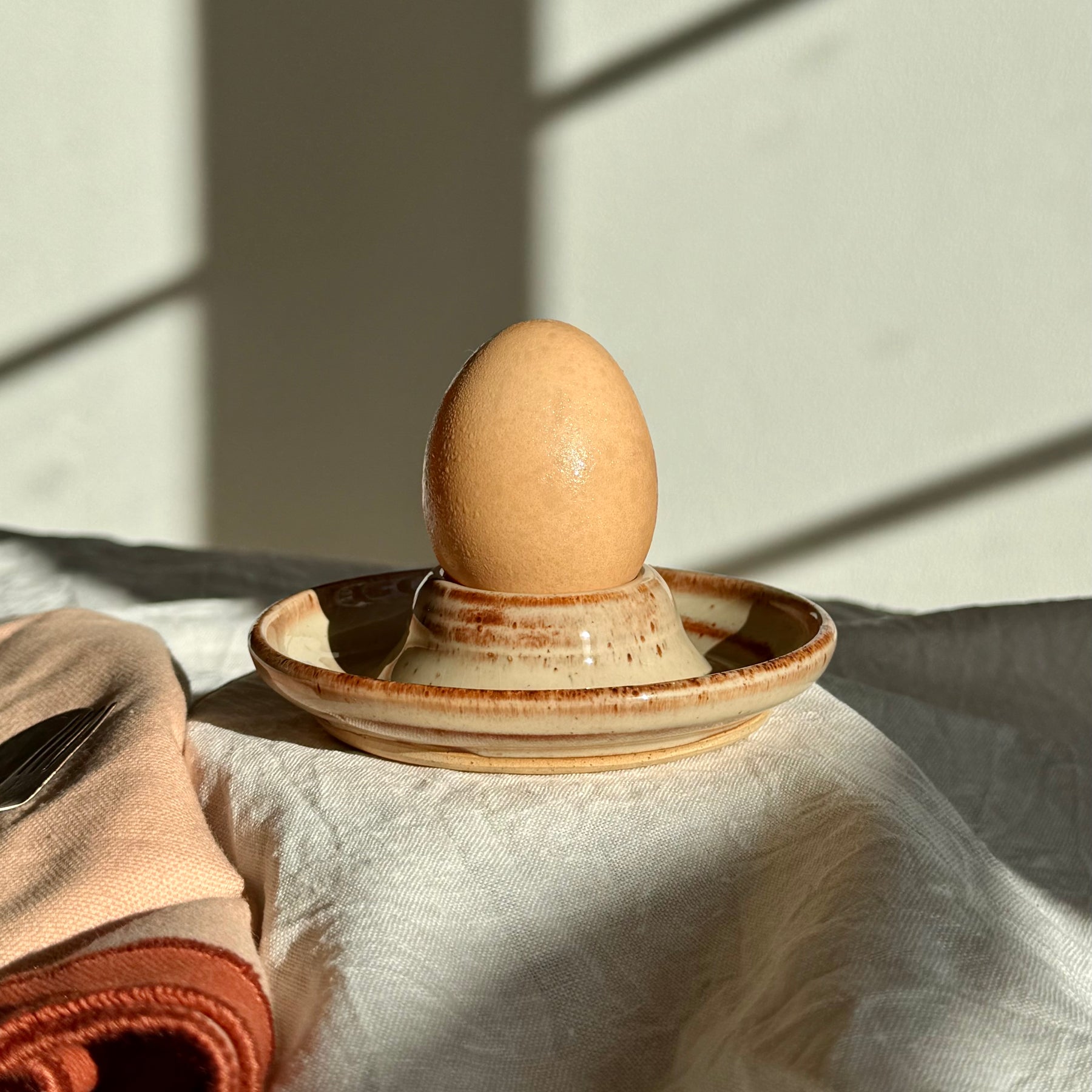 Slow Mornings Ceramic Egg Dish | Wheel Thrown