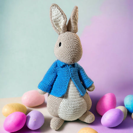 Crochet Easter Bunny in Jacket